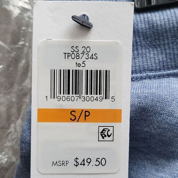 Tommy Hilfiger Sport Embroidered Logo Terry Cuff Shorts Blue - Picture 7 of 7